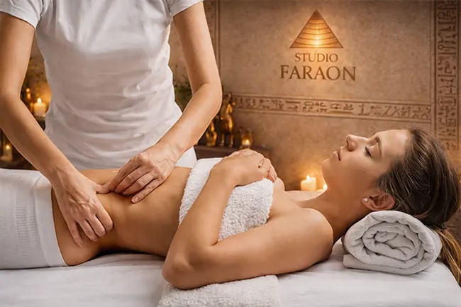 Lymfatická masáž detail