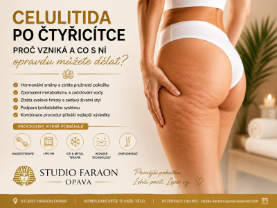 Celulitida po čtyřicítce: Proč vzniká a co s ní můžete dělat?